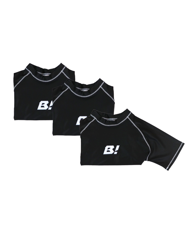 Value 3-Pack Buell Classic Short Sleeve Rash Guard - Women's