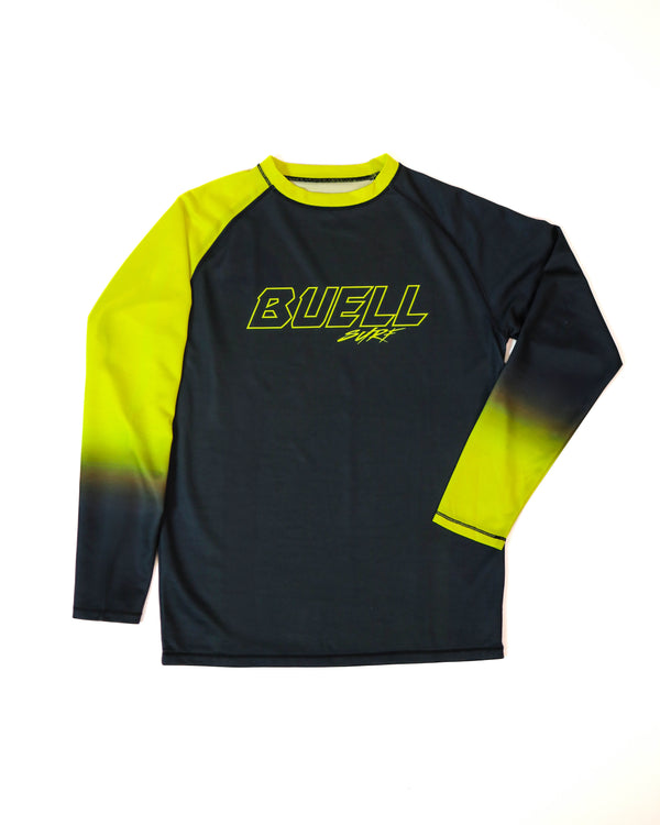 Electric Break Rash Guard Men's - Black/Yellow