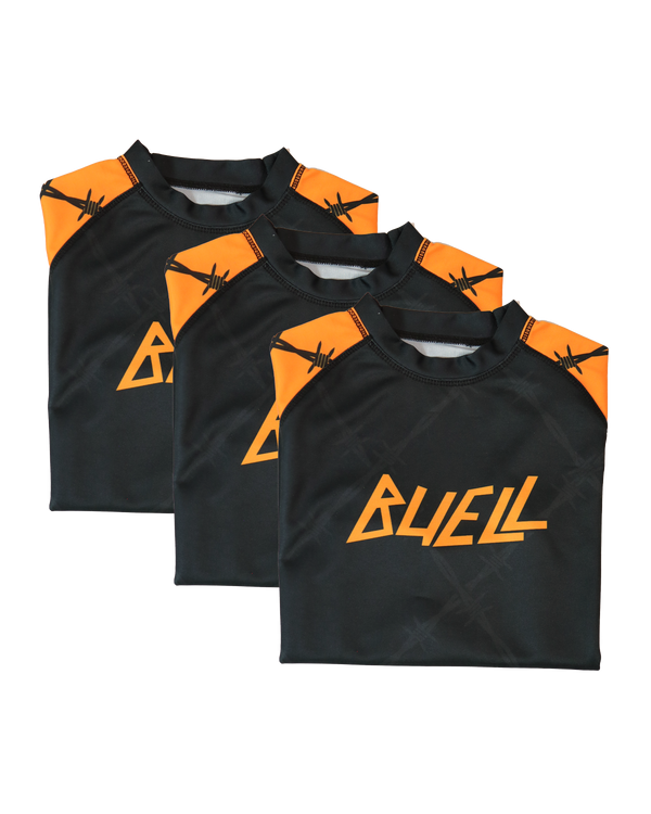 Value 3-Pack Wired Rash Guard / Sun Shirt - Juniors