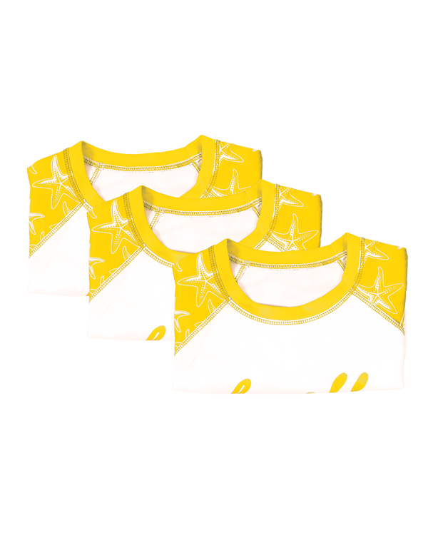 Value 3-Pack Stella Crop Rash Guard / Sun Shirt - Women's