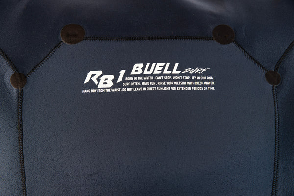 RB1 Accelerator 4/3 Fullsuit Men's- JOB Black Acid Wash