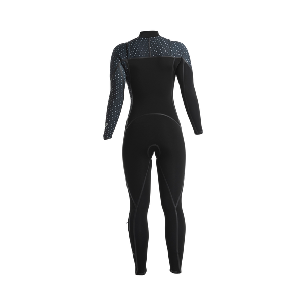 RB1 Accelerator 3/2 Fullsuit Women's- Black/White Dots