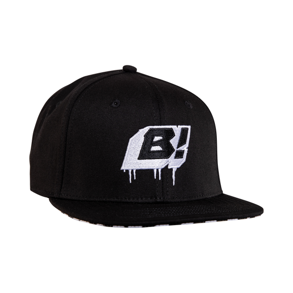 Buell Drip Snapback Hat- Black