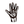 2MM 5 Finger Glove Unisex- Black/White Bones