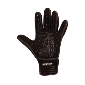 5MM 5 Finger Glove Unisex- Black