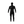 RB2 4/3 Hooded Fullsuit Men's- Black