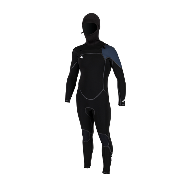 RB2 5/4 Hooded Fullsuit Men's- Black/Slate