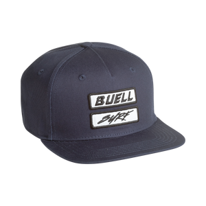 Buell Surf Patches Snapback Hat- Navy